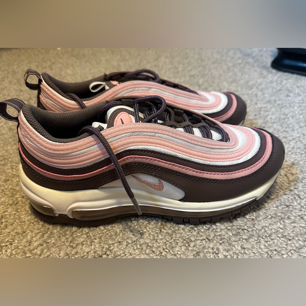 Nike Pink and Black Air Max Sneakers - Picture 2 of 5